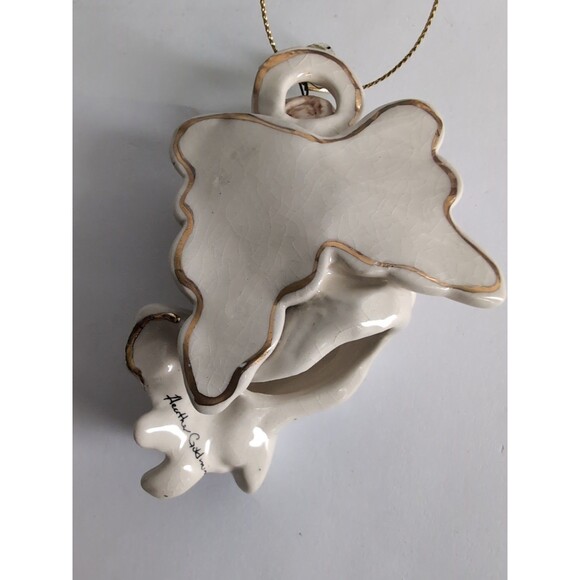 Blue Sky Clayworks Angel Ornament Heather Goldmine Christmas BOX of 6 Vtg - Picture 5 of 7